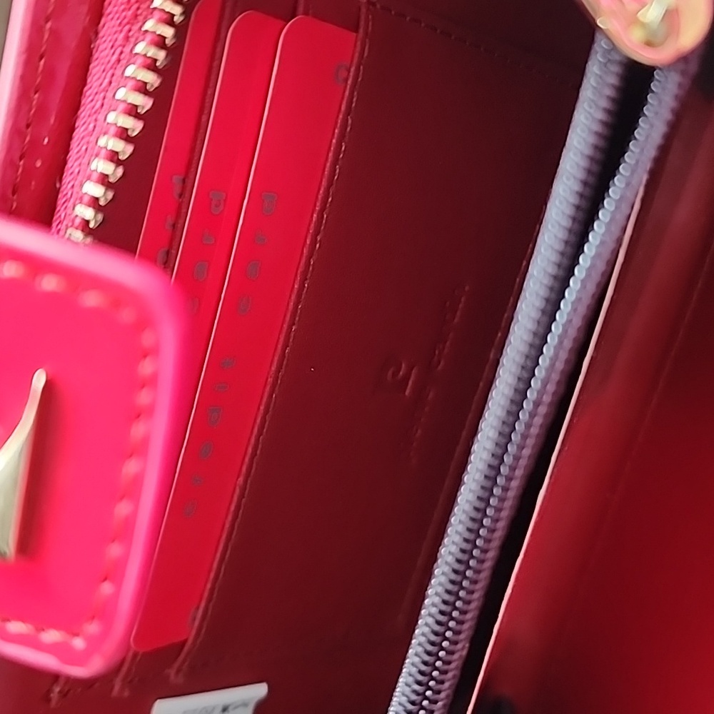 Pierre Cardin Women's Red Leather Wallet - Picture 6 of 15